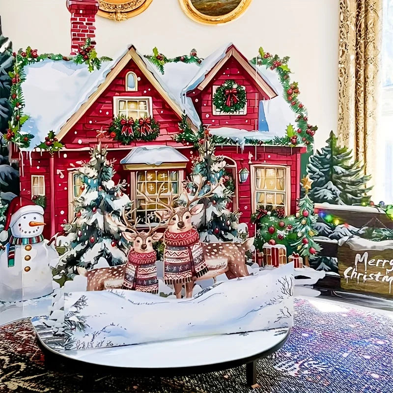 WinterWonder Pop-Up Card PC004