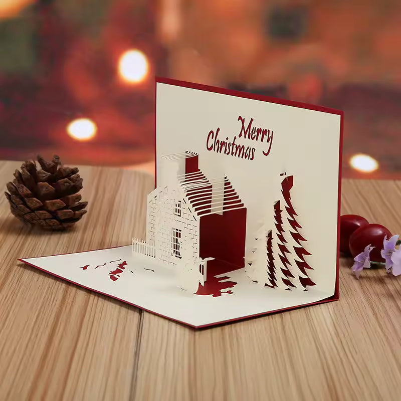 Snowman Pop-Up Christmas Card PC002