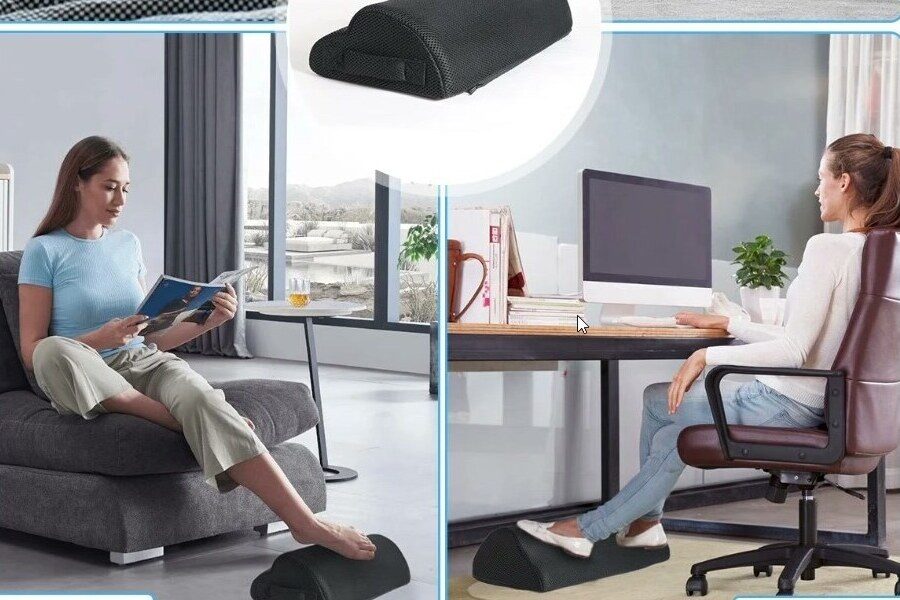 Ergonomic Desk Footrest