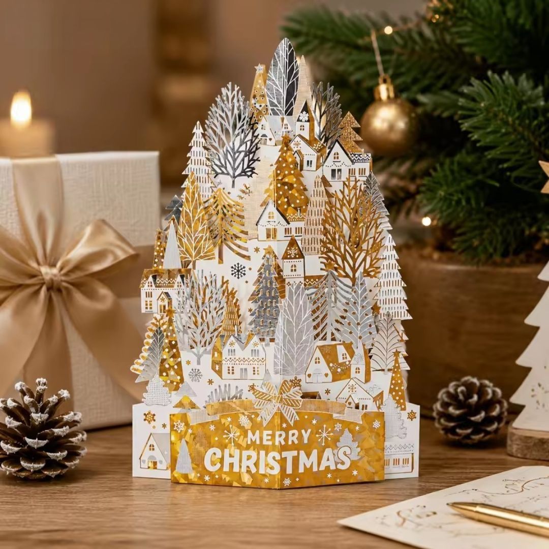 Christmas Village Card PC007