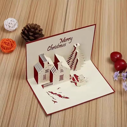 Snowman Pop-Up Christmas Card PC002