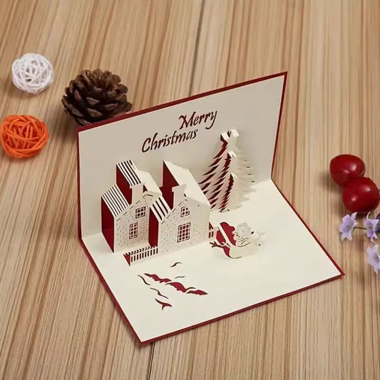 Snowman Pop-Up Christmas Card PC002