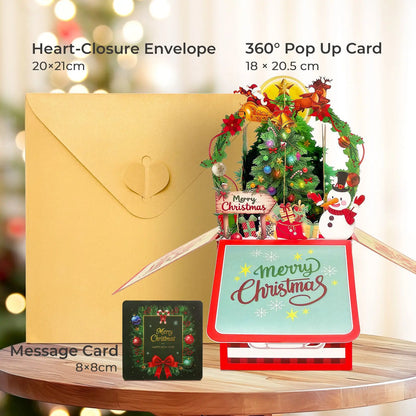 MerryScene 3D Christmas Card PC006