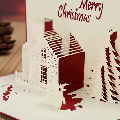 Snowman Pop-Up Christmas Card PC002