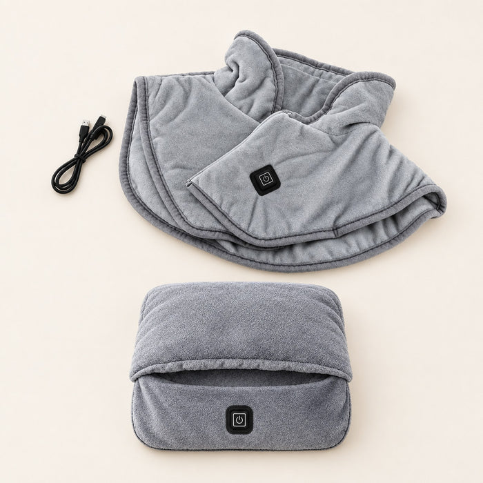 Warm Duo — Shoulder Wrap + Foot Warmer